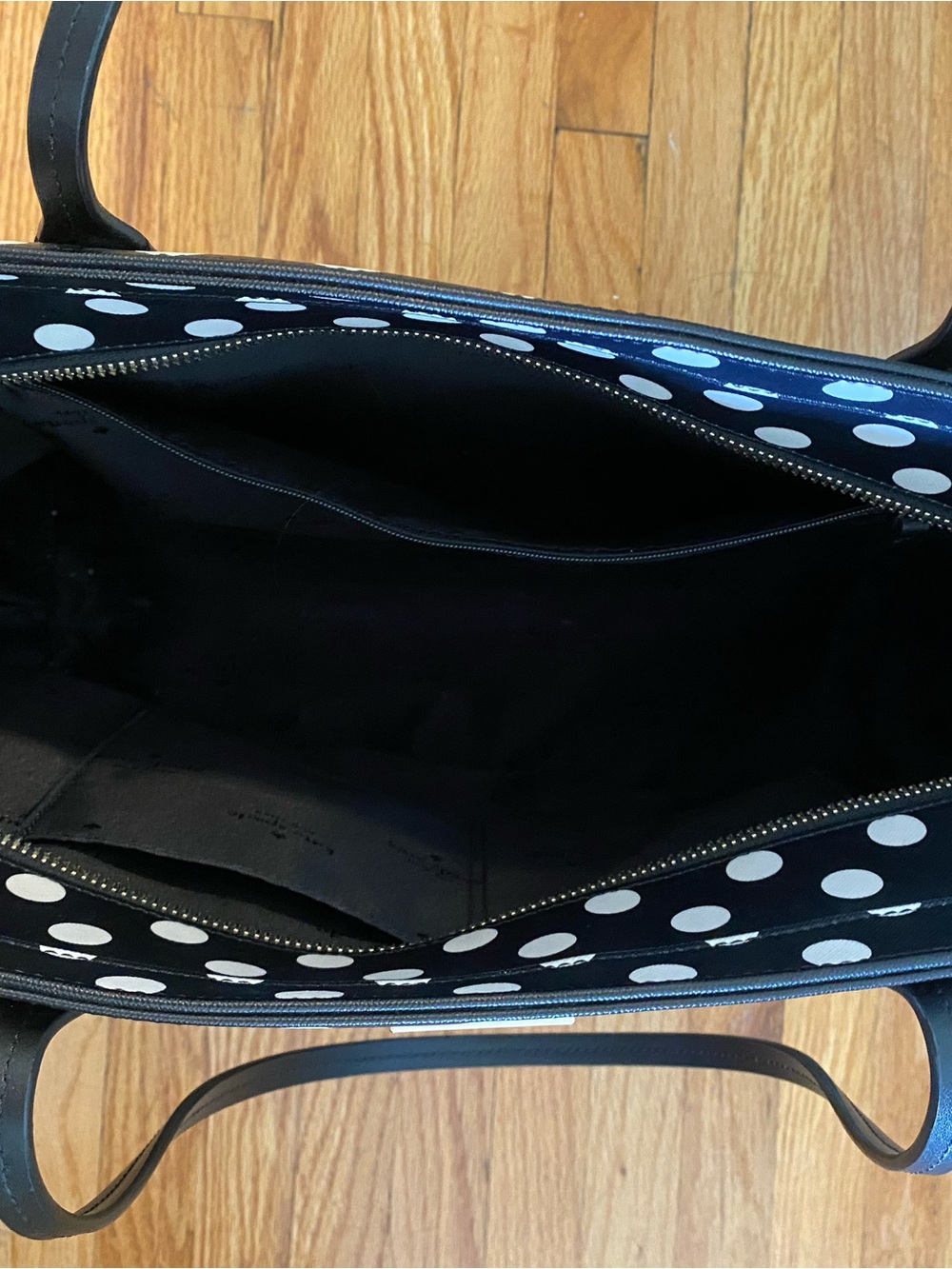 Kate Spade Polka Dot Black and White Tote Bag - Picture 7 of 7